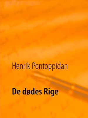 cover image of De dødes Rige